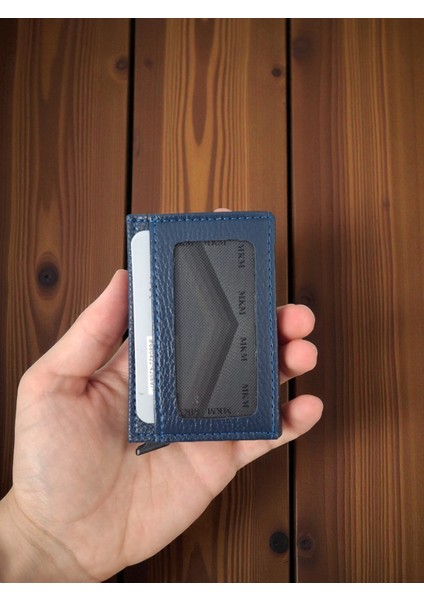 Mkm Man Erkek Deri Kartlık Cüzdan - Slim ve Şık Tasarım, Çoklu Kart Gözü, Rfıd Koruma Özellik