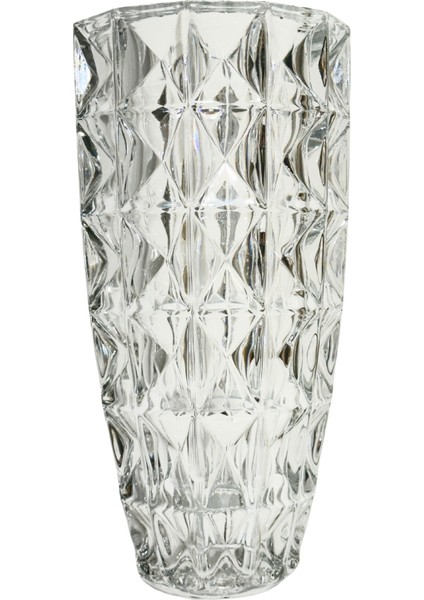 Piramit Desen Şeffaf Vazo fırsatları