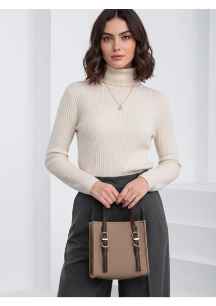 Elia Kemer Detaylı Süet Çapraz Çanta modelleri