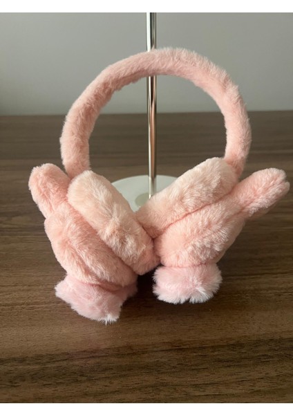 Kadın/kız Çocuk Tavşan Figürlü Soft Peluş Kışlık Kulaklık modelleri