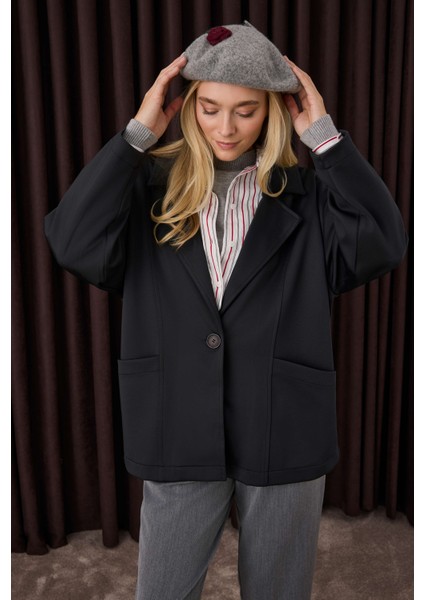 Maskülen Scuba Ceket Siyah