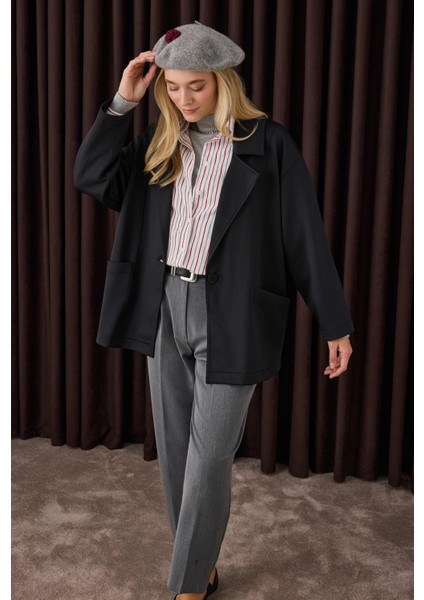 Maskülen Scuba Ceket Siyah