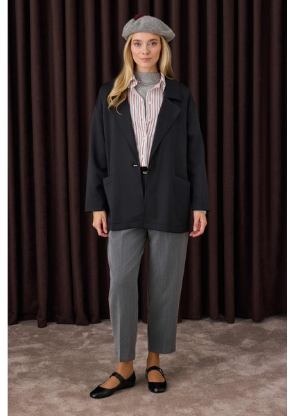 Maskülen Scuba Ceket Siyah