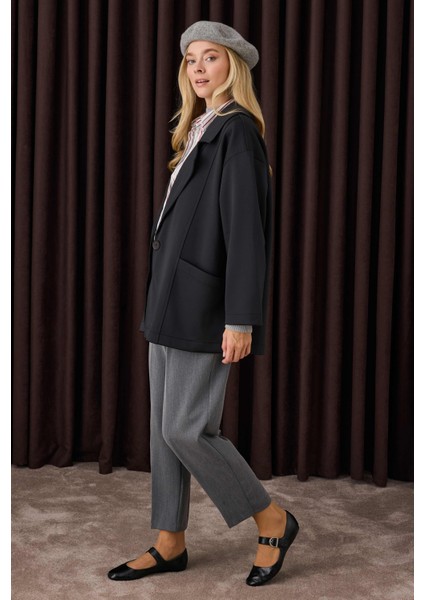 Maskülen Scuba Ceket Siyah