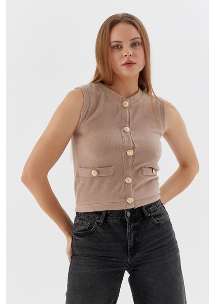 Triko Yelek Bluz Vızon fiyatları