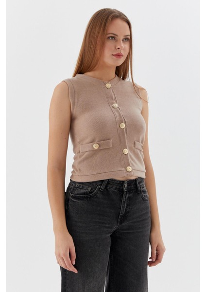 Triko Yelek Bluz Vızon fırsatları