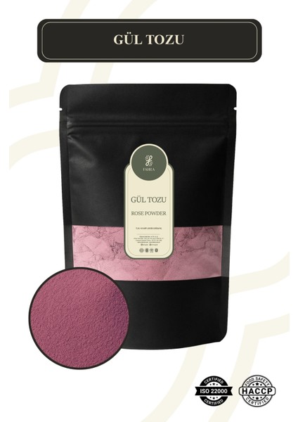 Gül Tozu 50 G – %100 Doğal Kurutulmuş Gül Yapraklarından Maske