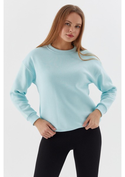 Üç Iplik Şardonlu Sweatshirt A.mavı fırsatları