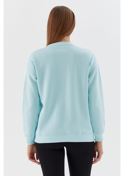 Üç Iplik Şardonlu Sweatshirt A.mavı indirimleri