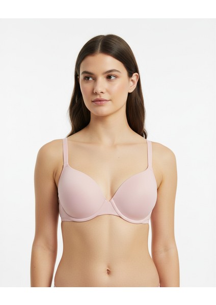 Kadın Mikro Desteksiz Gül Kurusu Rengi Sütyen BB2006