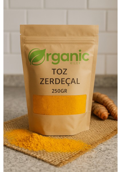 Doğal Toz Zerdeçal 250GR & Toz Zencefil 250GR | Katkısız & Doğal Baharat Seti | 2'li Bitkisel Set | modelleri