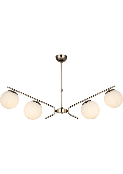 Petos 4'lü Altın Sıralı Avize