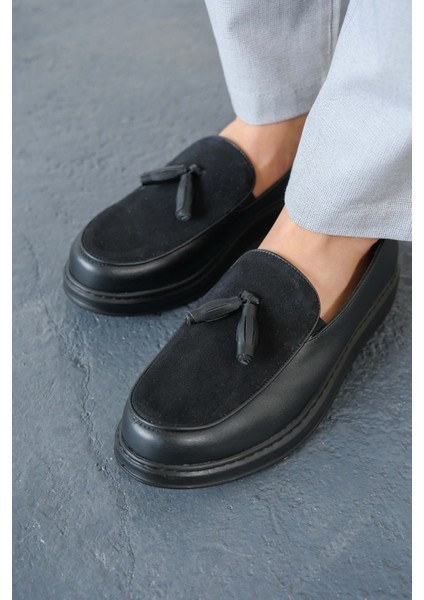 MN002 - Cst Loafer Pelle Erkek Ayakkabı Sıyah fırsatları