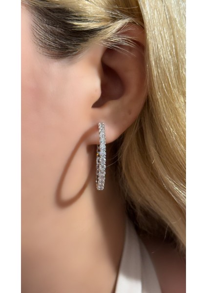 3mm Su Yolu Halka Küpe modelleri