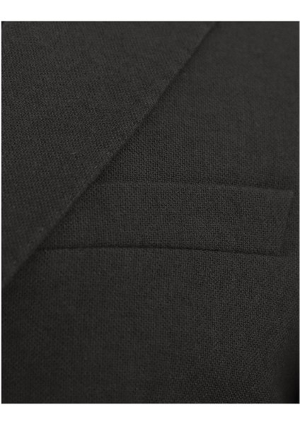 Antrasit Mono Yaka Klasik Ceket modelleri