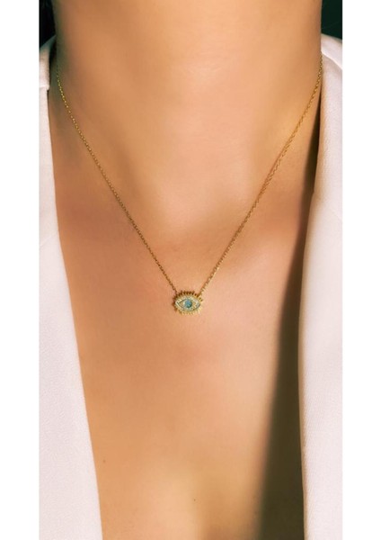 Turkuaz Göz Kolye