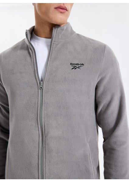 Cn 10905 Pıer Polar Fz Gri Regular Fit Düz Erkek Zip Ceket fırsatları