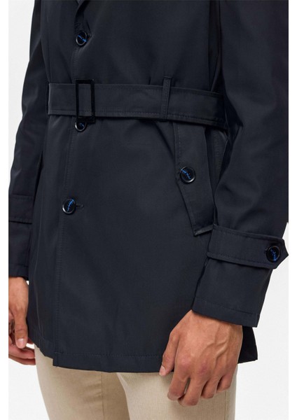 Slim Kalıp Lacivert Erkek Trençkot MN2008700522 fırsatları