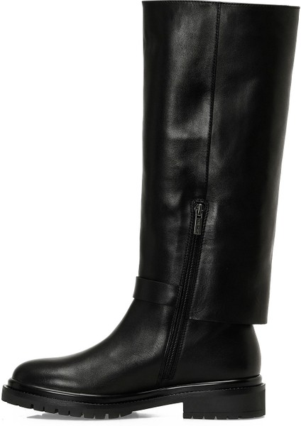 Owela 5pr Siyah Kadın Düz Çizme modelleri