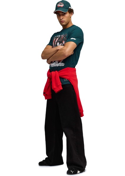 F1 Italy Tee Yeşil Erkek Kısa Kol T-Shirt indirimleri