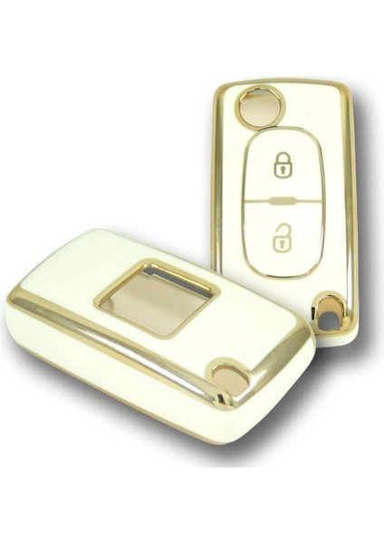 Hyundai IX35 Santa Fe Sonata Elantra Smart Kumanda Kılıfı Oto Anahtarlık 3 Tuş Deri Desenli Gri fiyatları