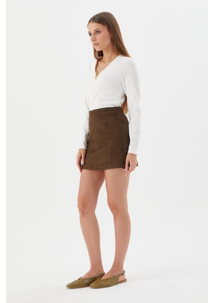 Süet Etek Hakı modelleri