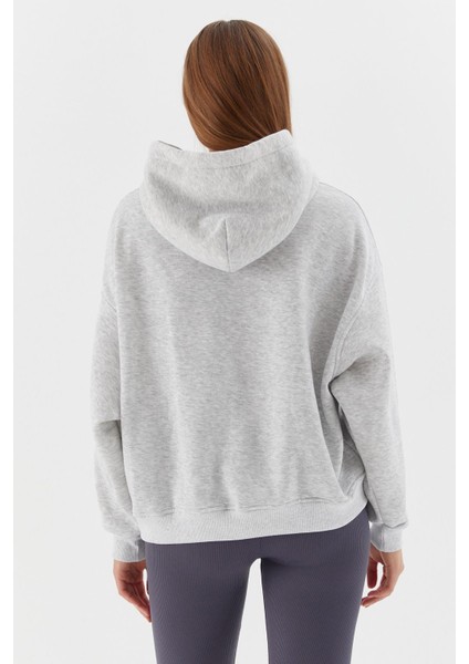 Kapüşonlu Oversize Sweatshirt Grı indirimleri