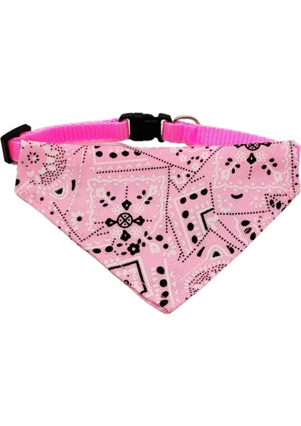 Üçgen Şeklinde, Ayarlanabilir Kedi ve Köpek Boyun Bandanası Pembe Renk fiyatları