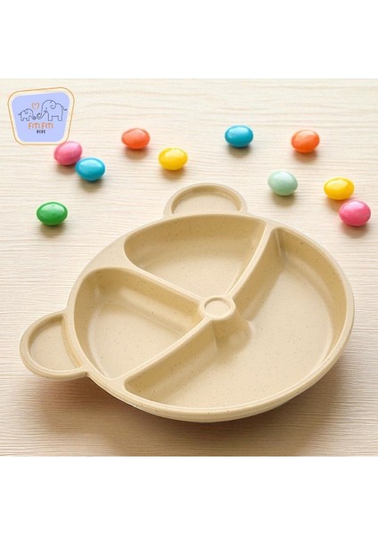 Fitifitibebe Fıtıfıtı Matt Mickey Bölmeli Mama Tabağı- Ekgıda