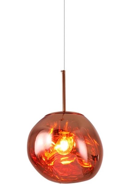 Camlı Sarkıt Avize ve Rose Gold Renkli Avize