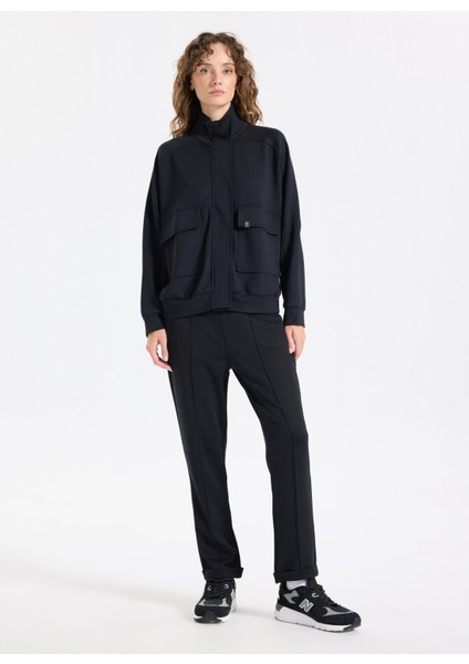 Siyah Kadın Düz Eşofman Altı J5WL-EA7149 fiyatları