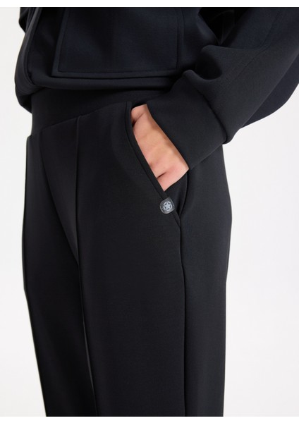 Siyah Kadın Düz Eşofman Altı J5WL-EA7149 modelleri