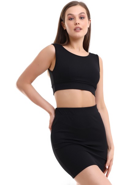 Compack Etek-Crop Bluz Takım Fitilli modelleri