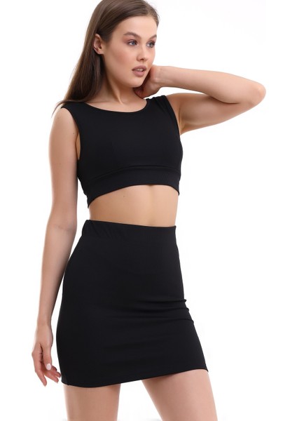 Compack Etek-Crop Bluz Takım Fitilli fırsatları