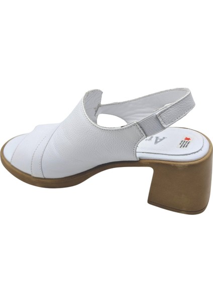 Cristallo - Kadın Topuklu Sandalet - Beyaz - 40 indirimleri