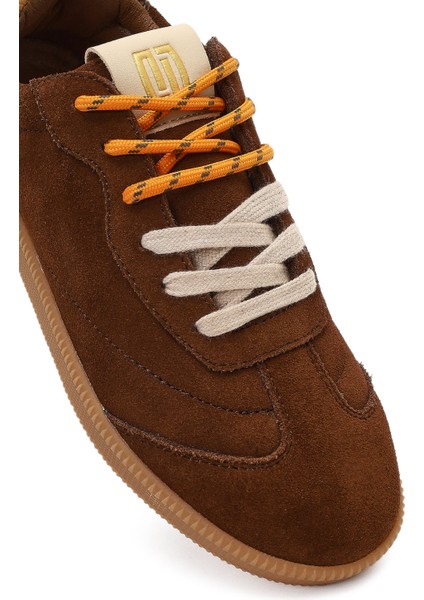 Studio Kadın Kahverengi Bağcıklı Süet Sneaker 25AFD435310
