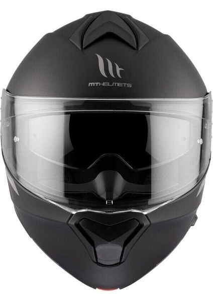 mt Genesıs Sv Solıd A1 Matt Siyah Çene Açılır Kask fiyatları