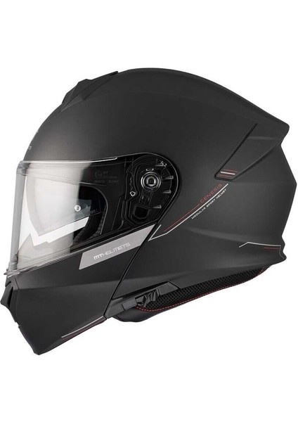 mt Genesıs Sv Solıd A1 Matt Siyah Çene Açılır Kask fırsatları