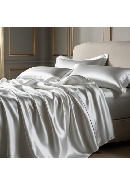 Antibakteriyel Terletmeyen Ipek Saten Yastık Kılıfı 2'li 50X70 Beyaz fiyatları