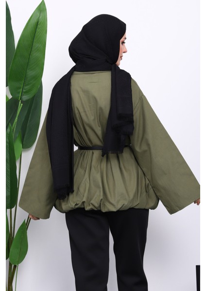 Haki Pileli Astarlı Gabardin Ceket fırsatları