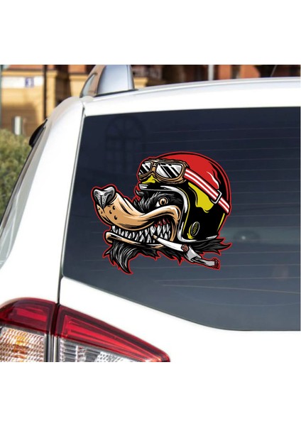 Kaptan Kurt Sticker - Araba Oto Motosiklet Karavan Sticker 00297 modelleri