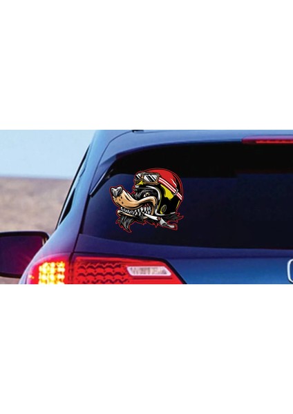 Kaptan Kurt Sticker - Araba Oto Motosiklet Karavan Sticker 00297 fırsatları