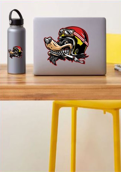 Kaptan Kurt Sticker - Araba Oto Motosiklet Karavan Sticker 00297 indirimleri