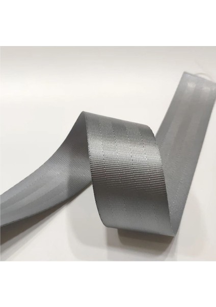 Renkli Emniyet Kemeri (Şeritli) 3 Metre 1 Kemer Için (Gri) 1 Adet E Sertifika Hediyelidir fırsatları