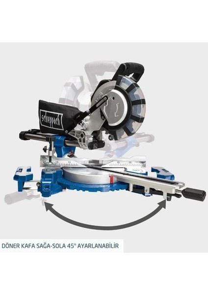 Scheppach HM254SPX 254 mm Gönye Kesme Makinesi fırsatları