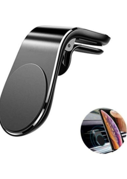 Mıknatıslı Siyah Araç Içi Telefon Tutucu