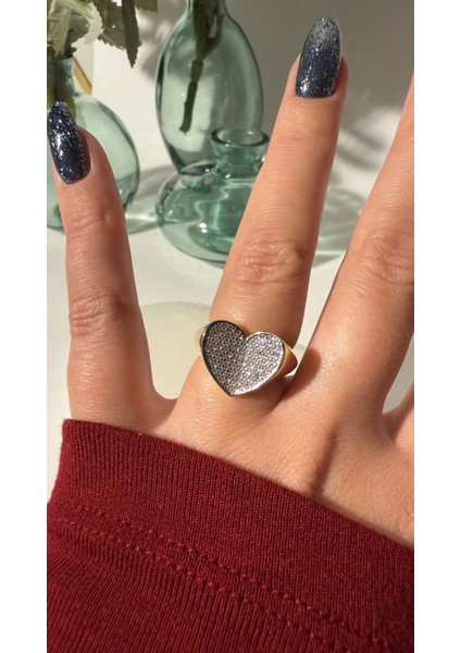 Ayarlanabilir Taşlı Kalp Yüzük indirimleri