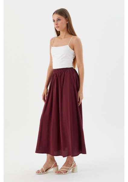 Beli Lastikli Balon Etek Bordo fırsatları