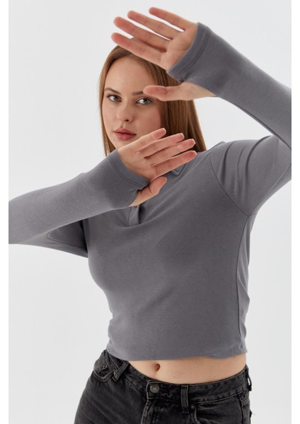 Polo Yaka Body Grı fiyatları