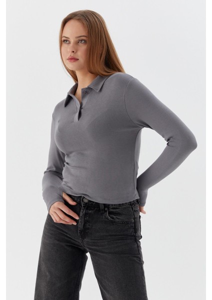 Polo Yaka Body Grı modelleri